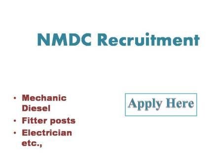 NMDC Recruitment 2022