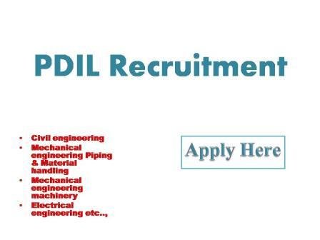 PDIL Recruitment 2022 Projects and Development India Limited (PDIL) a Mini Ratna category I PSU and ISO is a leading