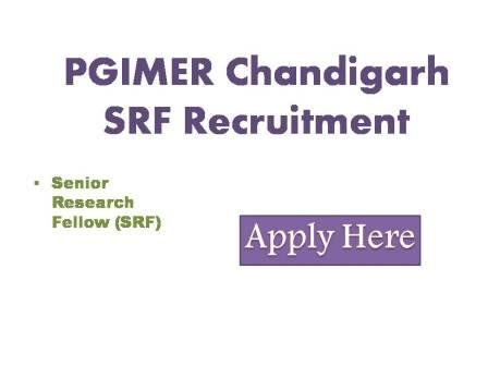 PGIMER Chandigarh SRF Recruitment 2022 Applications are invited for the below-mentioned post in extramural protection entitled Effect