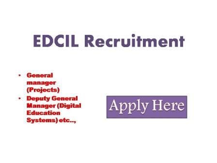 EDCIL Recruitment 2022 EDCIL (India) Limited is a Mini Ratna category CPSE continuously profit-making and last growing