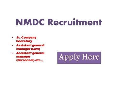NMDC Recruitment 2022 NMDC Limited is a Navaratna public sector enterprise under the ministry of steel government of India