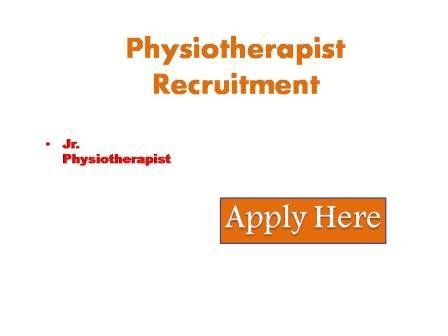 Physiotherapist Recruitment 2022 Application are invited for recruitment / empanelment of the following manpower purely on an outsourcing