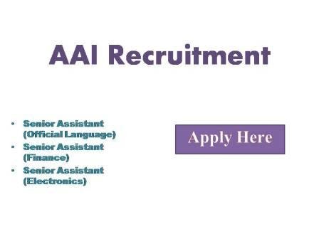 AAI Recruitment 2023 Airports Authority of India Regional Headquarters Northern Region invites applications from eligible