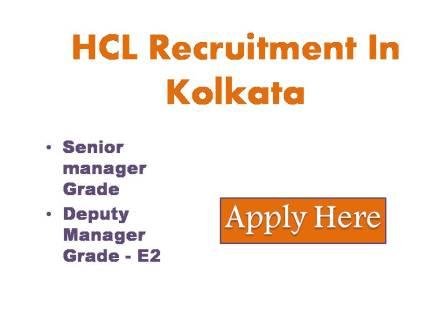 HCL Recruitment In Kolkata 2023 Hindustan Copper limited (HCL) is a vertically integrated multi-unit scheduled -A mini Ratna category - I