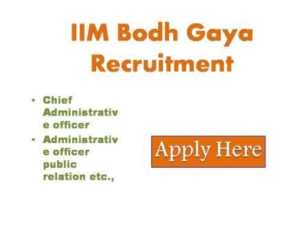 IIM Bodh Gaya Recruitment 2023