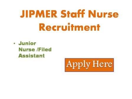 JIPMER Staff Nurse Recruitment 2023