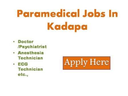 Paramedical Jobs In Kadapa 2023