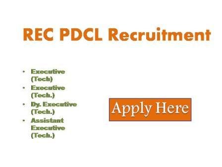REC PDCL Recruitment 2023 REC Power development and consultancy limited REC power distribution company limited is a wholly