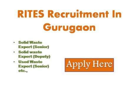 RITES Recruitment  In Gurugaon 2023
