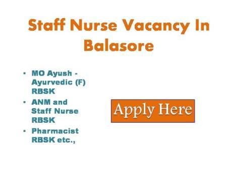 Staff Nurse Vacancy In Balasore 2023 Applications are invited only from the contractual employees currently working under NHM in the sameVacancy-in-UPUMC.pdf