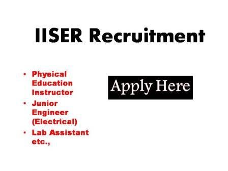 IISER Recruitment 2023