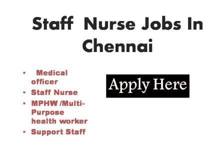 Staff  Nurse Jobs In Chennai 2023