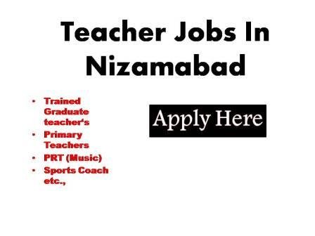 Teacher Jobs In Nizamabad 2023