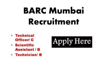 BARC Mumbai Recruitment 2023