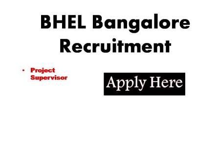 BHEL Bangalore Recruitment 2023