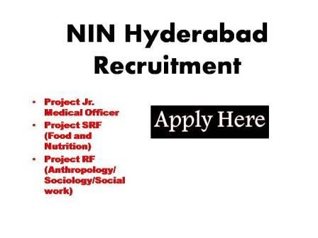 NIN Hyderabad Recruitment 2023