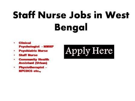 Staff Nurse Jobs in Westbengal 2023