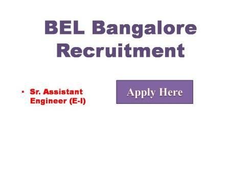 BEL Bangalore Recruitment 2023 Bharat Electronics Limited (BEL) a Navratna Company and a Premier Indian public limited