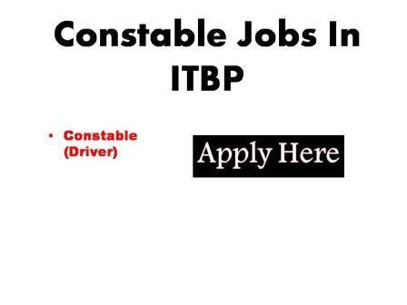 ITBP Constable Jobs