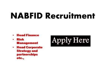NABFID Recruitment 2023 The Nationals Bank for Financing Infrastructure and Development (NaBFID) has been set up under