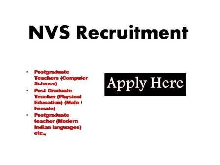 NVS Recruitment 2023