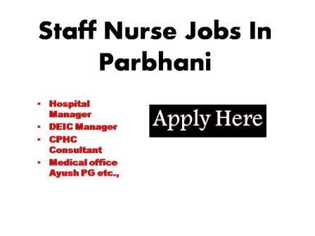 Staff Nurse Jobs In Parbhani 2023