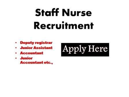 Staff Nurse Recruitment 2023