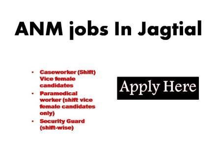 ANM jobs In Jagitial 2023