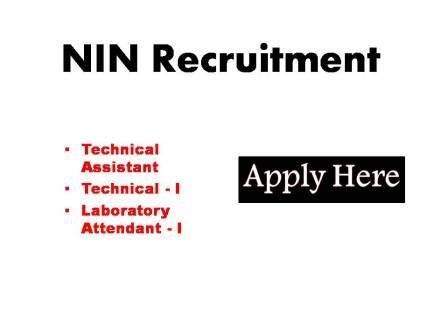 NIN Recruitment 2023