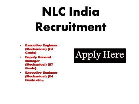 NLC India Recruitment 2023