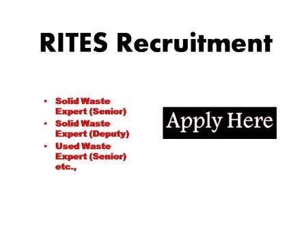 RITES Recruitment 2023