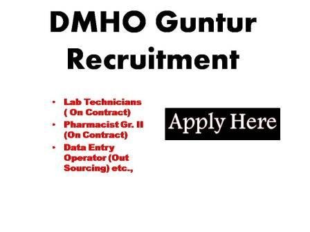 DMHO Guntur Recruitment 2023