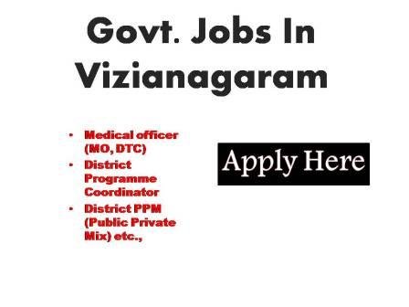 Govt Jobs In Vizianagaram 2023