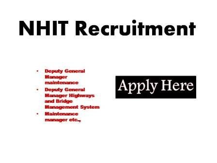 NHIT Recruitment 2023