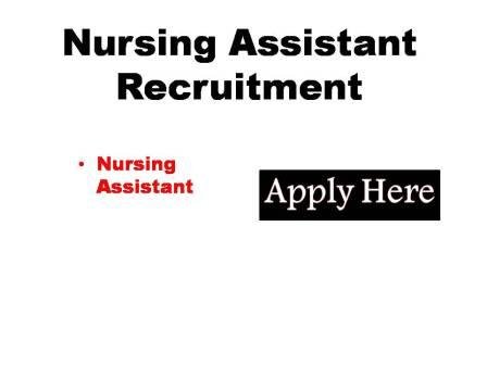 Nursing Assistant Recruitment 2023