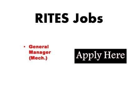 RITES Jobs 2023