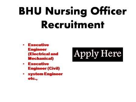 BHU Nursing Officer Recruitment 2023