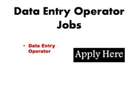 Data Entry Operator Jobs 2023
