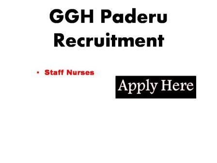 GGH Paderu Recruitment 2023