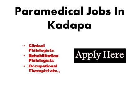Paramedical Jobs In Kadapa 2023