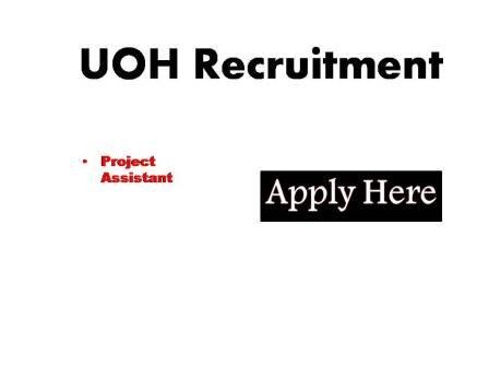 UOH Recruitment 2023