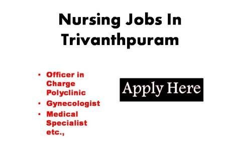 Nursing Jobs In Trivanthpuram 2024