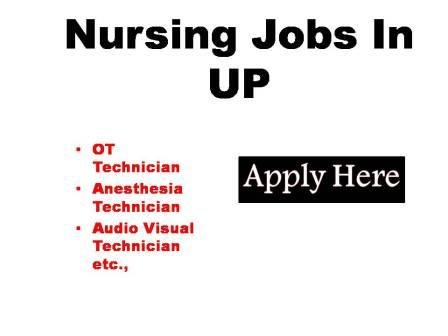 Nursing Jobs In UP 2024