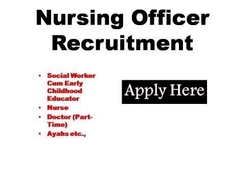 Nursing Officer Recruitment 2024