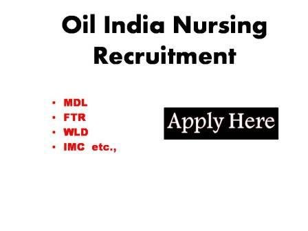 Oil India Nursing Recruitment 2024