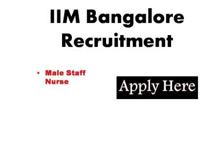 IIM Bangalore Recruitment 2024