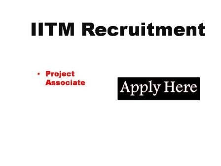 IITM Recruitment for PG / Degree 2024