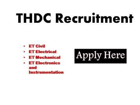 THDC Recruitment 2024